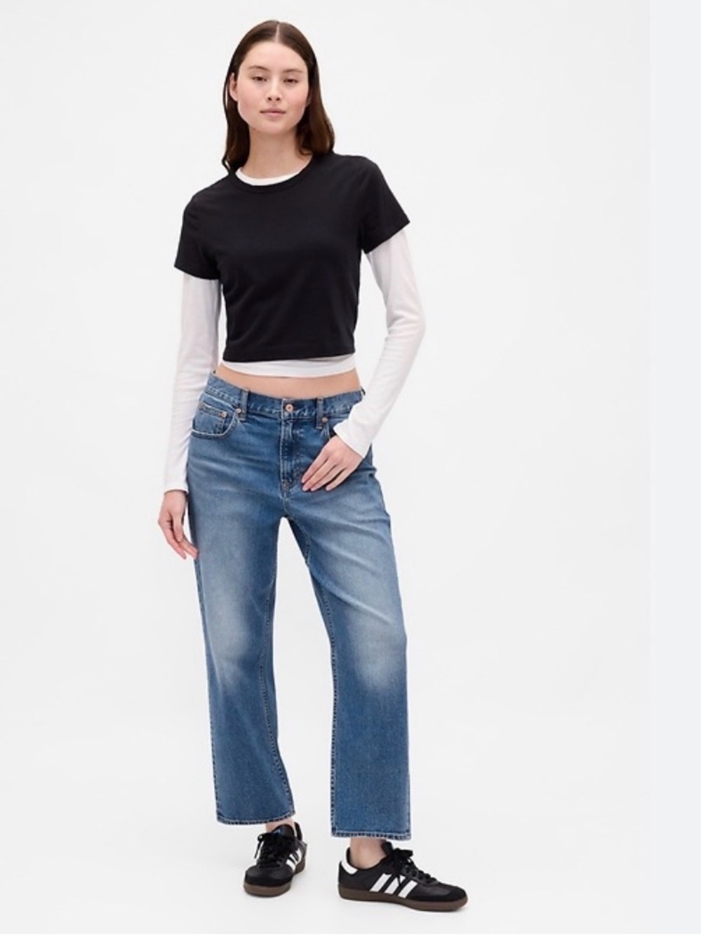 GAP womens Straight Jeans